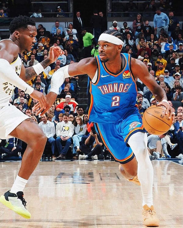 Shai Gilgeous-Alexander Drops Career-High 55 as Thunder Outlast Pacers in Double-OT Thriller